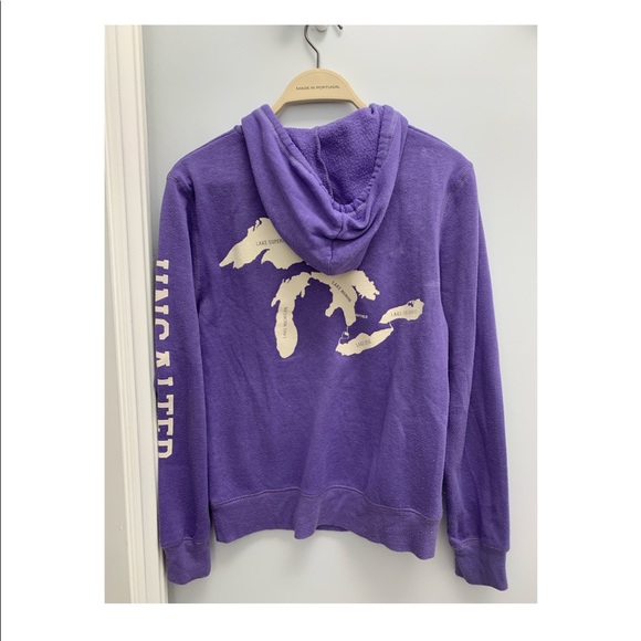 Great Lakes Purple Hoodie - Picture 2 of 4
